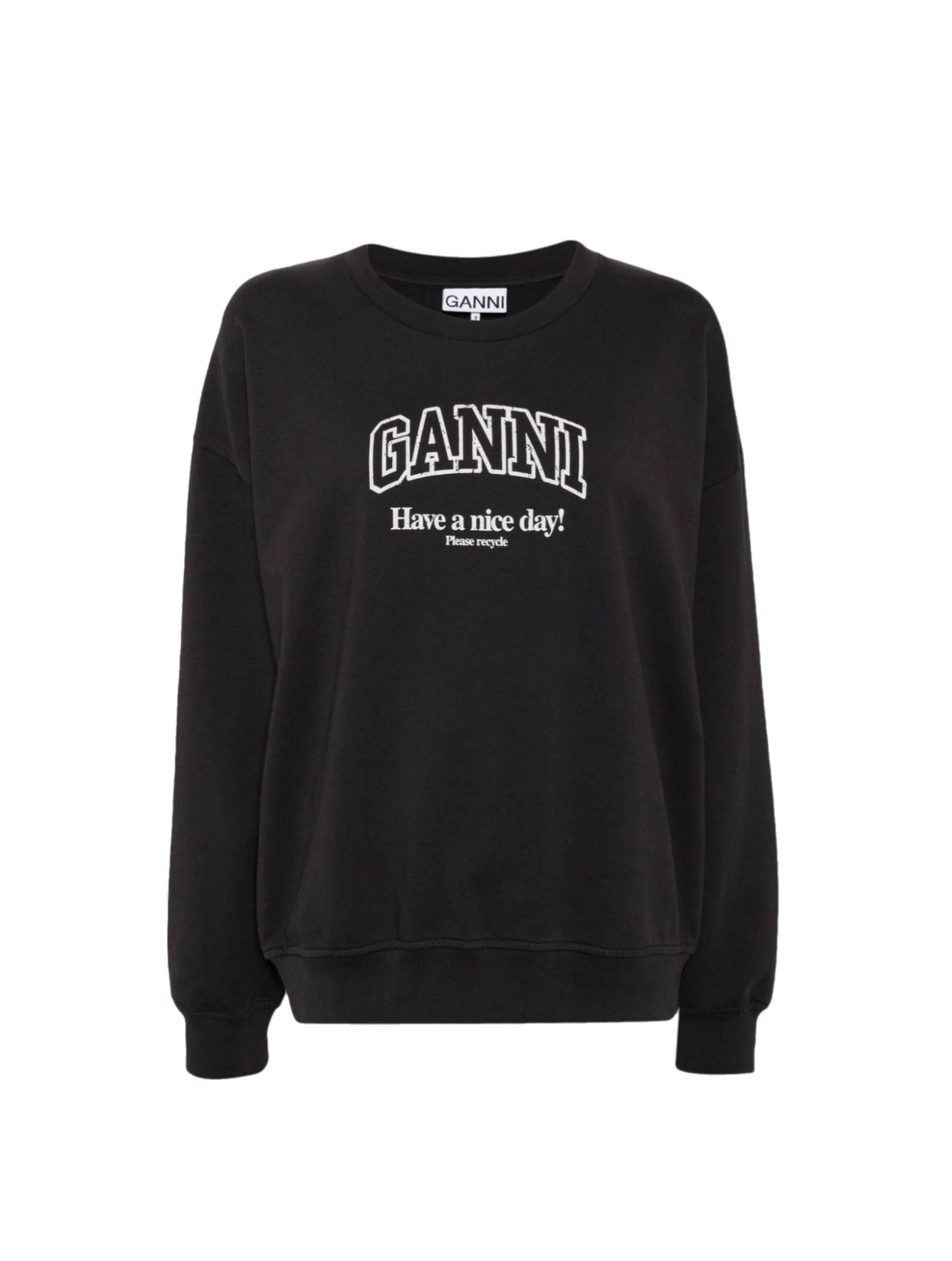 Ganni Isoli Phantom Oversized Sweatshirt – CASTELLOSTORE