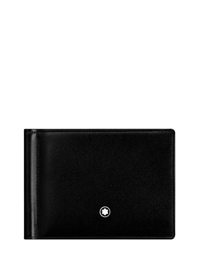 MONTBLANC_Meisterstuck Wallet 6CC With Money Clip_5525_BLACK_One Size(M) –  CASTELLOSTORE