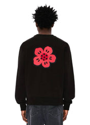 Kenzo Logo Boke Flower Embroidered Crewneck Sweatshirt