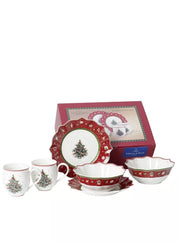 Villeroy & Boch Toy's Delight Breakfast F.2 Red 6Pcs