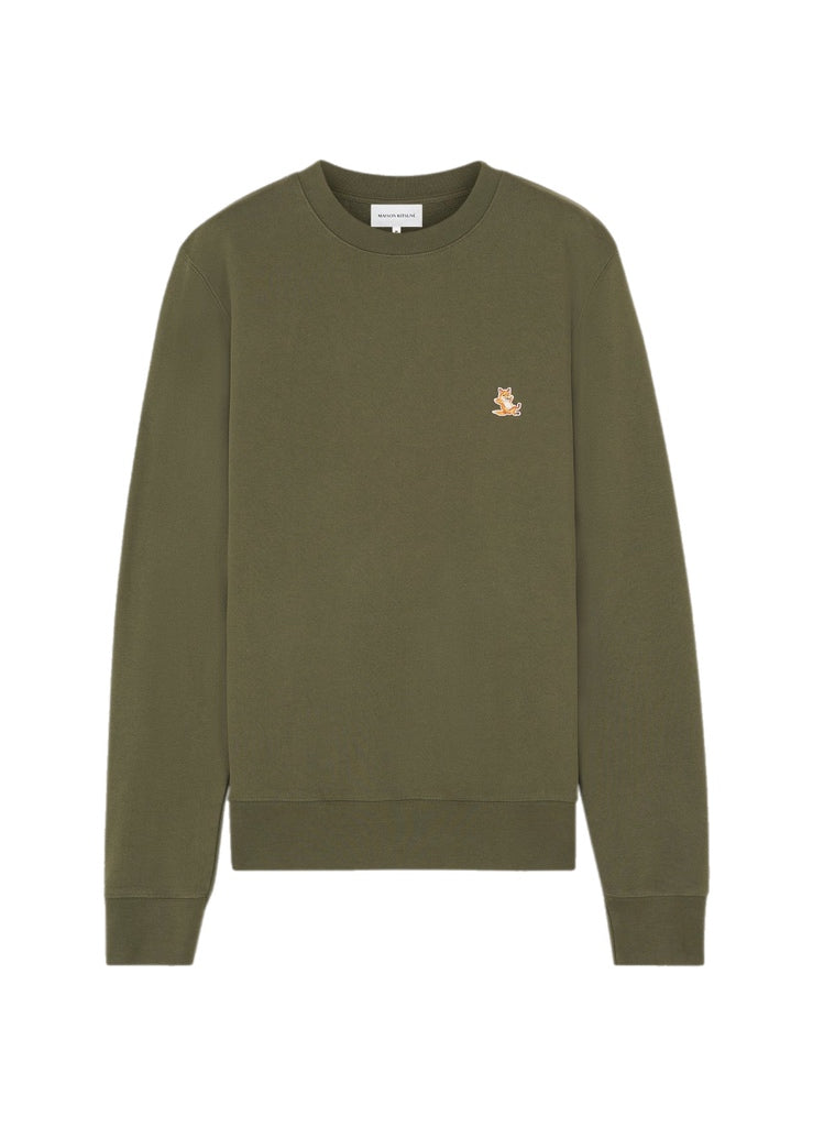 Maison Kitsuné Chillax Patch Regular Sweatshirt – men's designer sweatshirts