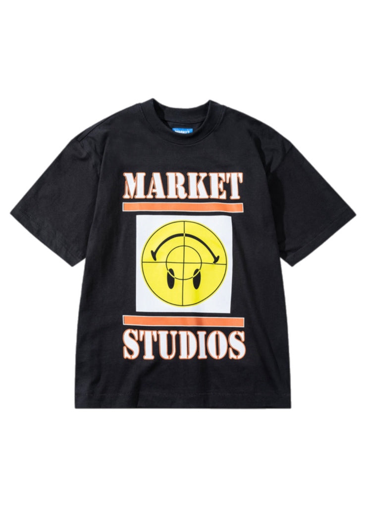Market Smiley Focus T-Shirt – men's designer apparel