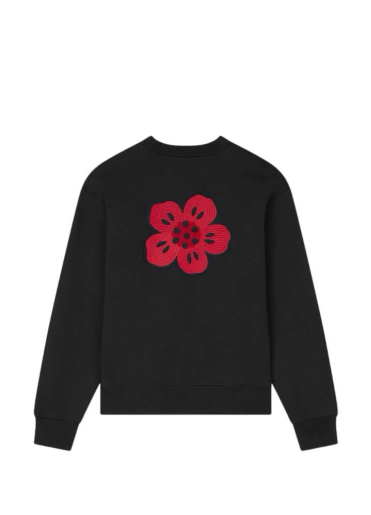 Kenzo Logo Boke Flower Embroidered Crewneck Sweatshirt – men's designer sweatshirts