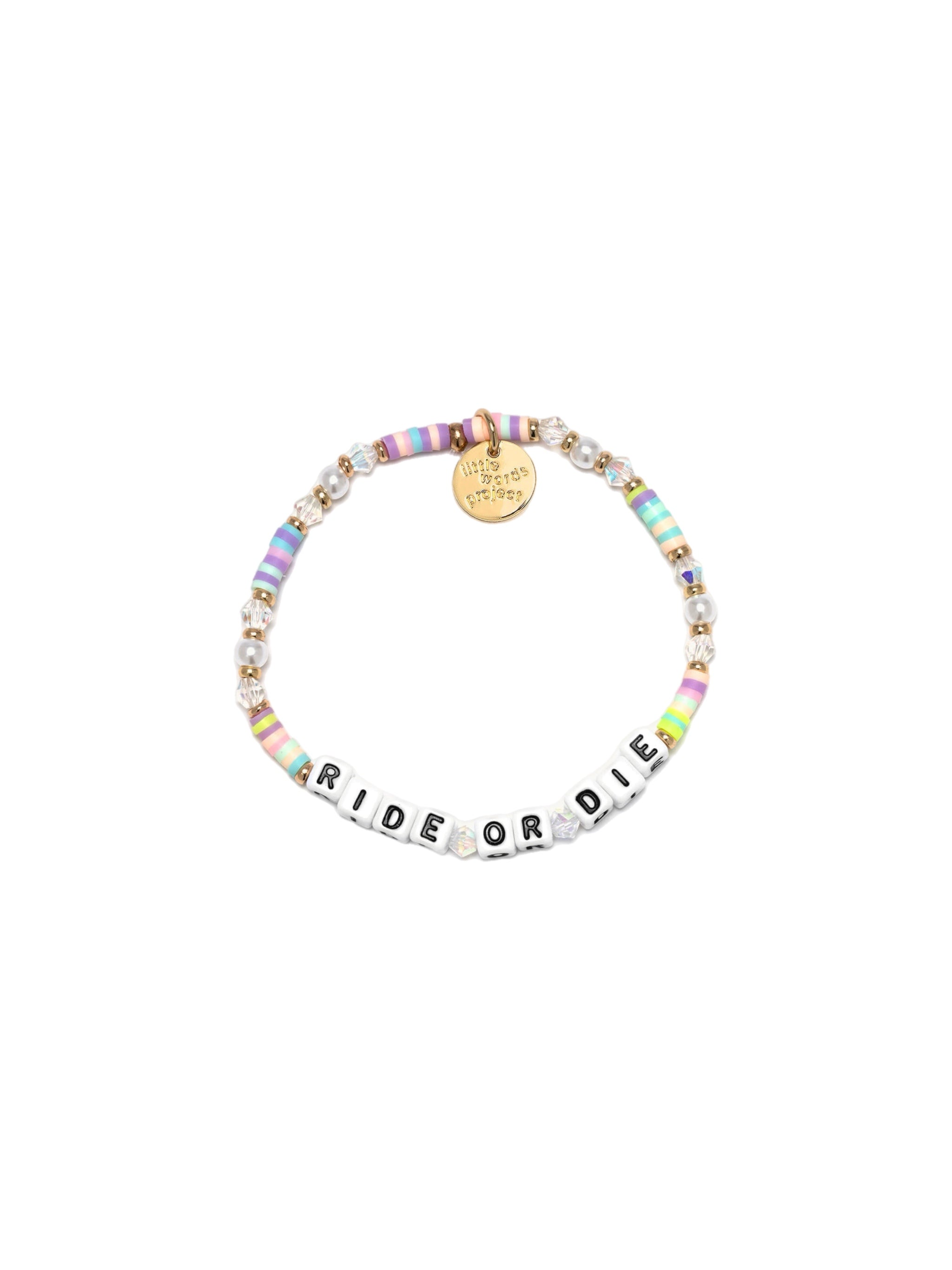 Little Words Project Ride or Die Bracelet – Soft Serve – women's jewelry