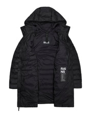 Rains Alta Long Puffer Cargo Jacket W3T4