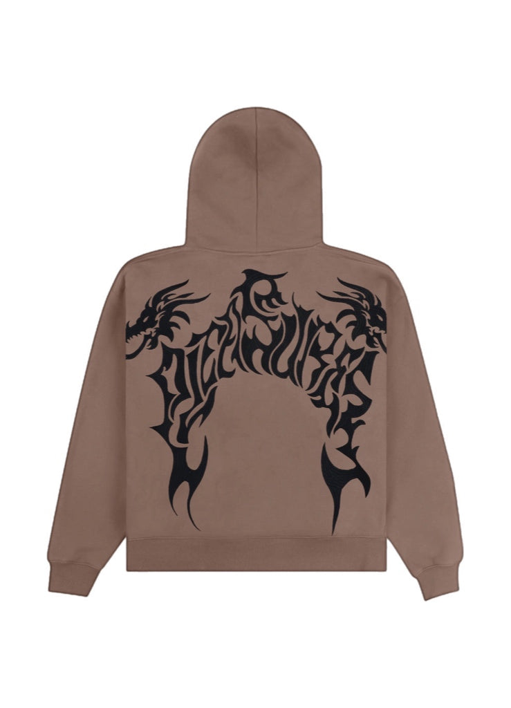 Pleasures Dragon Zip Hoodie – men's designer sweatshirts