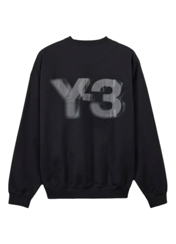 adidas Y-3 Logo Crew – men's designer clothing (view 2)