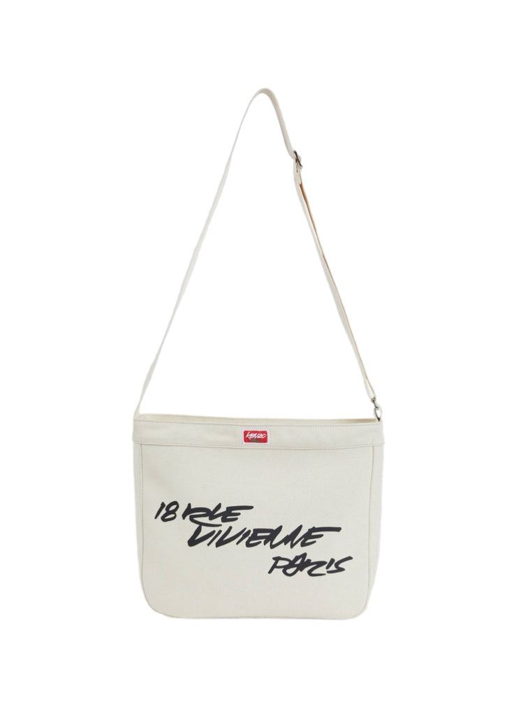 Kenzo X Futura 2000' Large Crossbody Bag 'Kenzo Utility' In Canvas