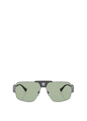 Versace Eyewear Squared Pilot Sunglasses