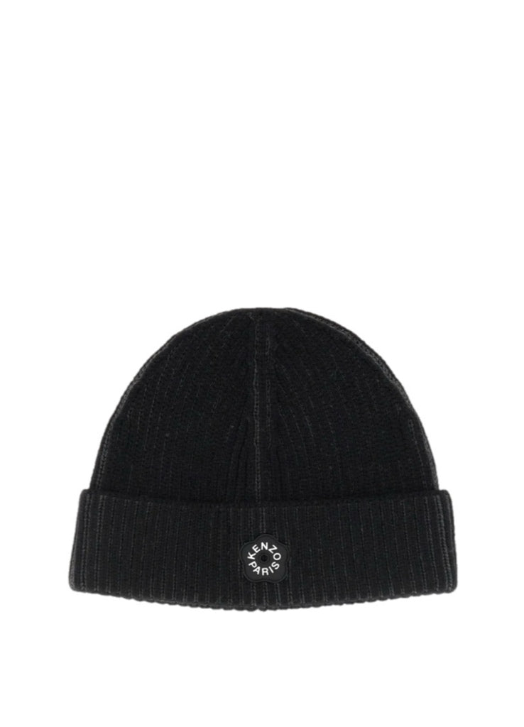 Kenzo Logo Patch Beanie – men's headwear