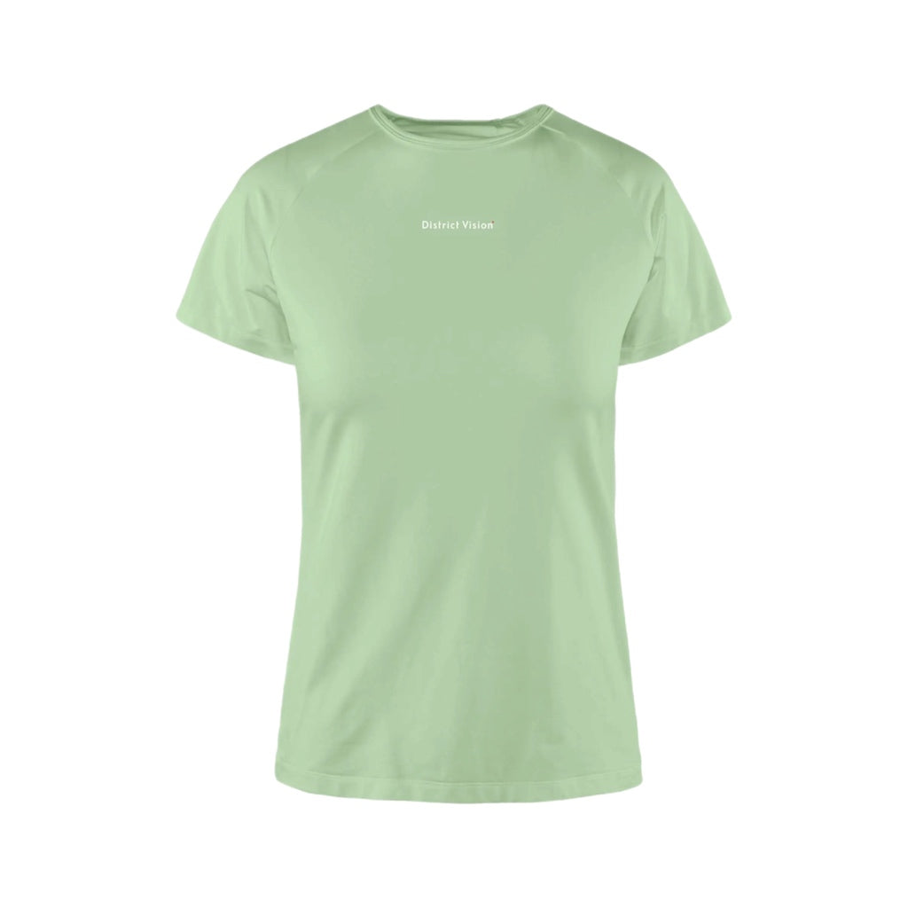 District Vision Ultralight Aloe SS Fitted Tee – women's designer apparel