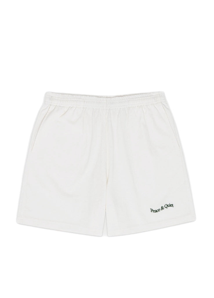 Museum of Peace & Quiet Wordmark Sweat Shorts – men's designer trousers