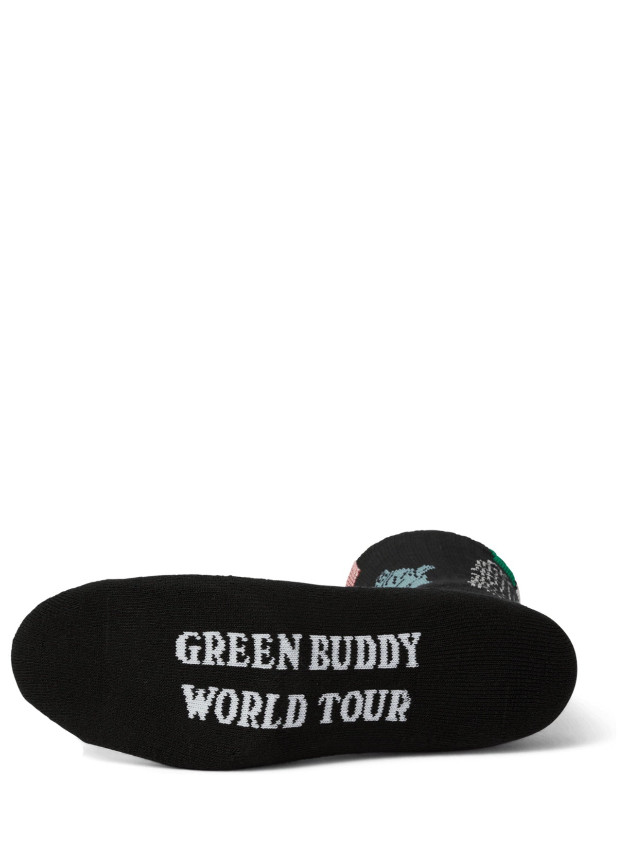 HUF Green Buddy Tourist Socks – men's designer clothing (view 2)