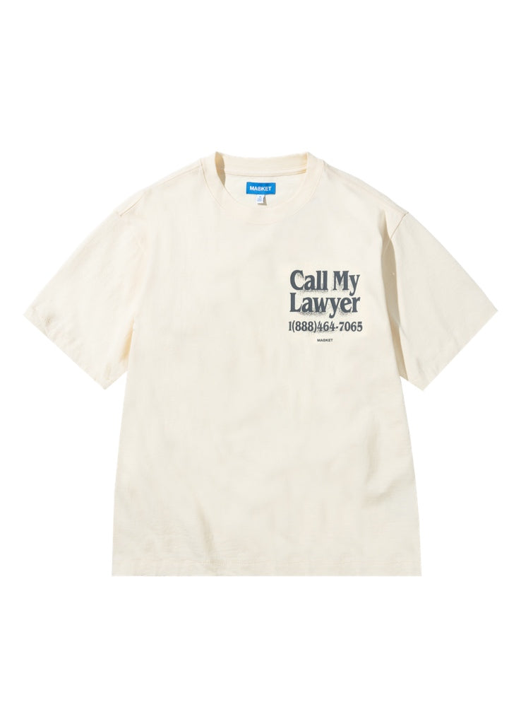 Market Call My Lawyer 3D T-Shirt – men's designer apparel