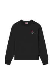 Kenzo Logo Boke Flower Embroidered Crewneck Sweatshirt