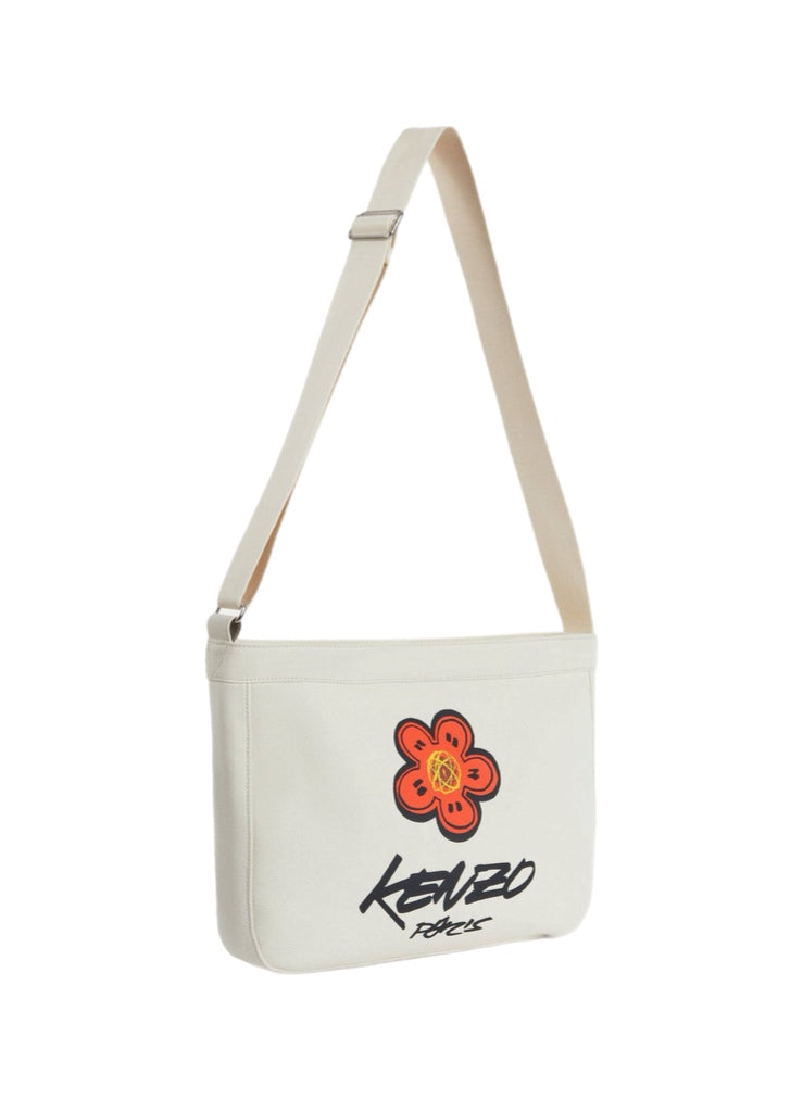 Kenzo X Futura 2000' Large Crossbody Bag 'Kenzo Utility' In Canvas