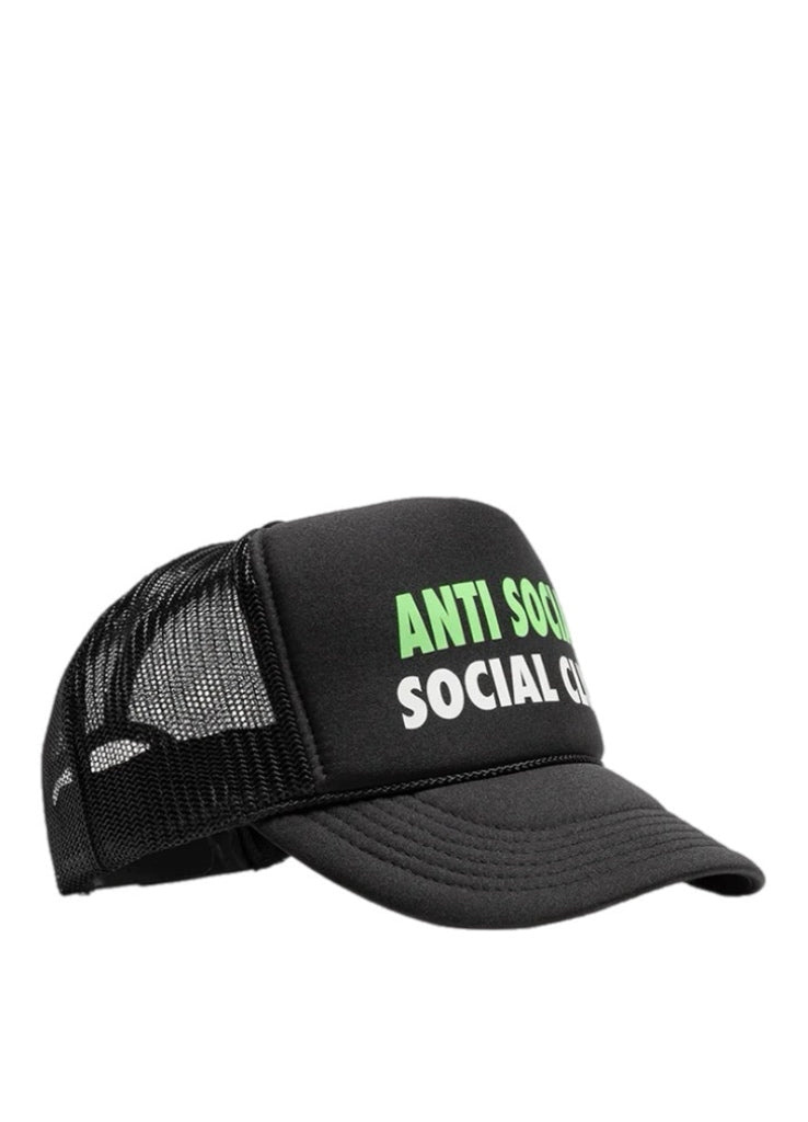 Anti Social Social Club Spell Out Trucker Cap – men's headwear