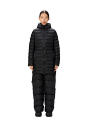 Rains Alta Long Puffer Cargo Jacket W3T4