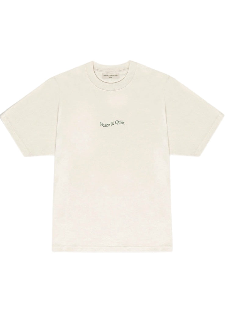 Museum of Peace & Quiet Wordmark T-Shirt – men's designer apparel (view 2)