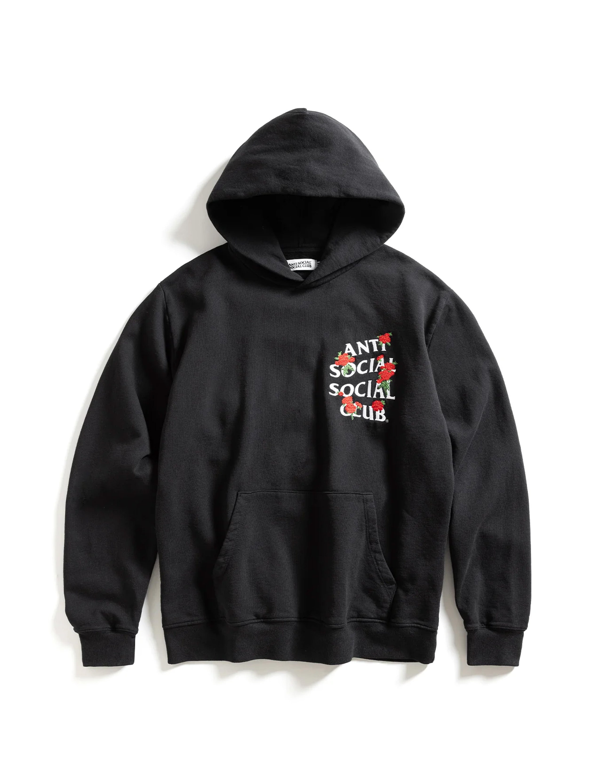 Anti Social Social Club Embroidered Rose Kkotch Hoodie ASSCFW26HD-ERKH