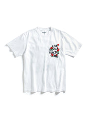 Anti Social Social Club Embroidered Rose Kkotch Tee ASSCFW26HD-ERKT
