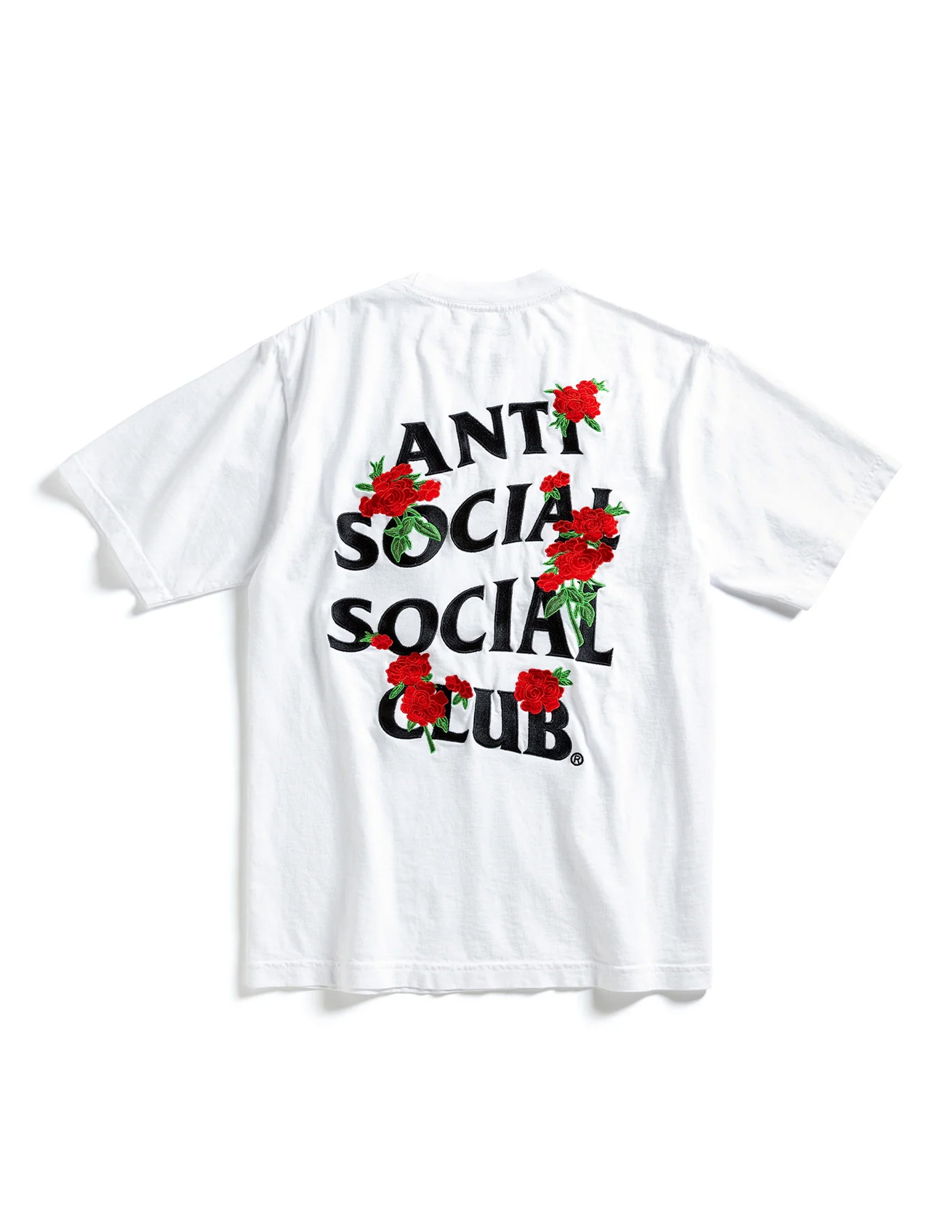 Anti Social Social Club Embroidered Rose Kkotch Tee ASSCFW26HD-ERKT