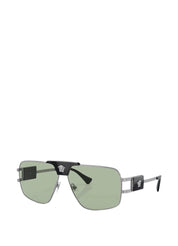 Versace Eyewear Squared Pilot Sunglasses