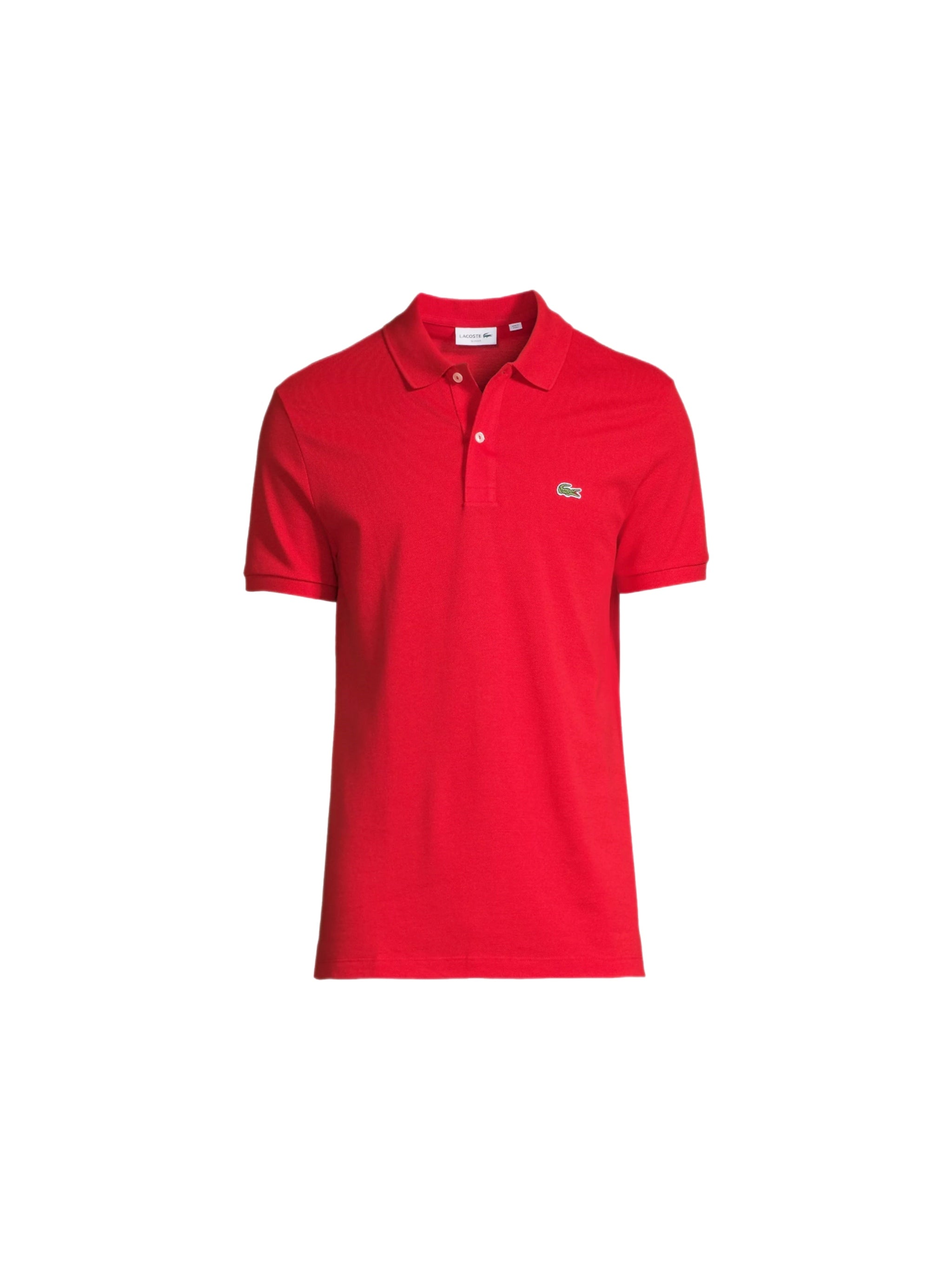 Lacoste Men's Petit Piqué Slim Fit Polo Shirt – men's designer apparel (view 2)