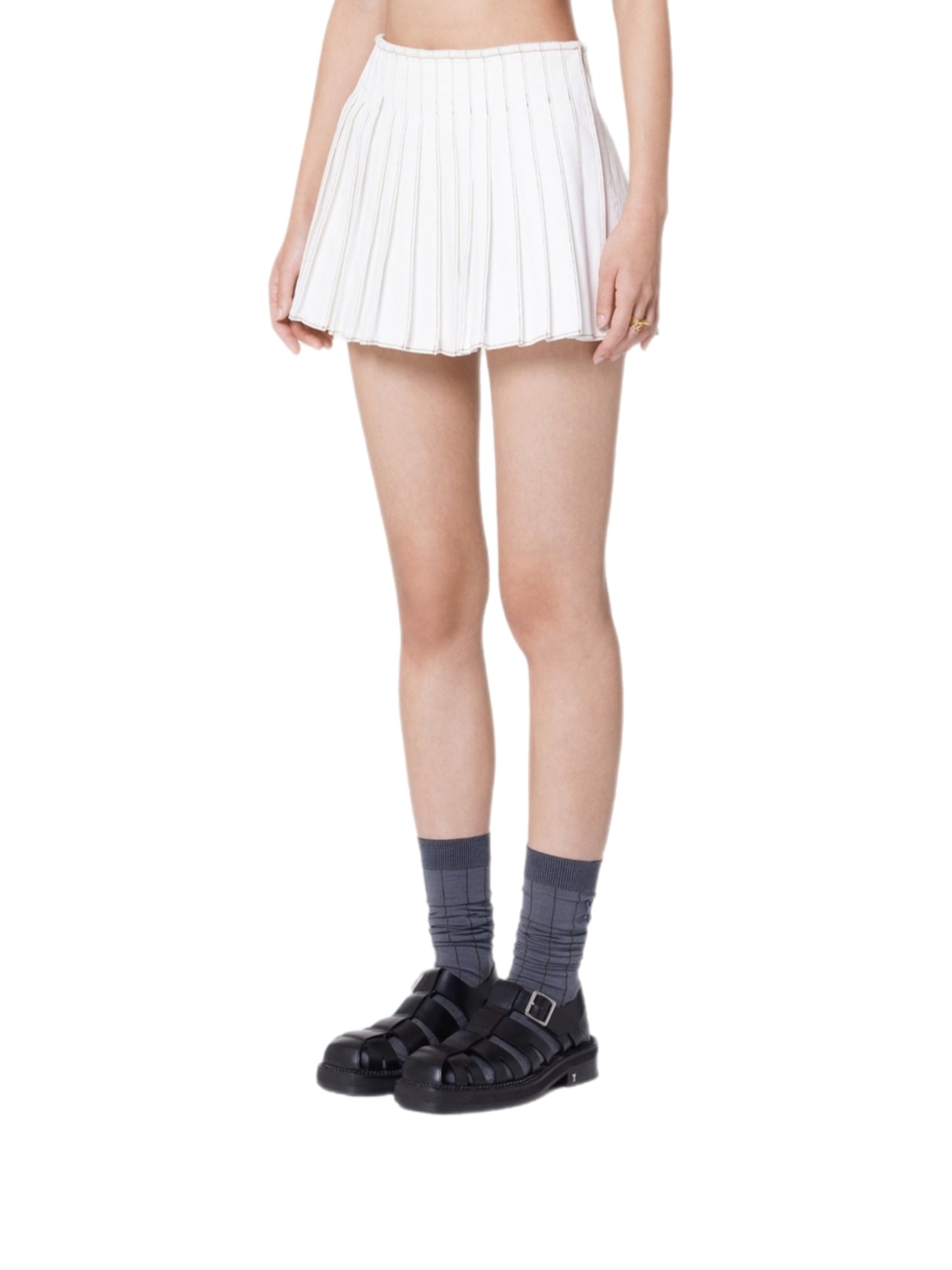 Short Pleated Skirt FSK010.CO0033
