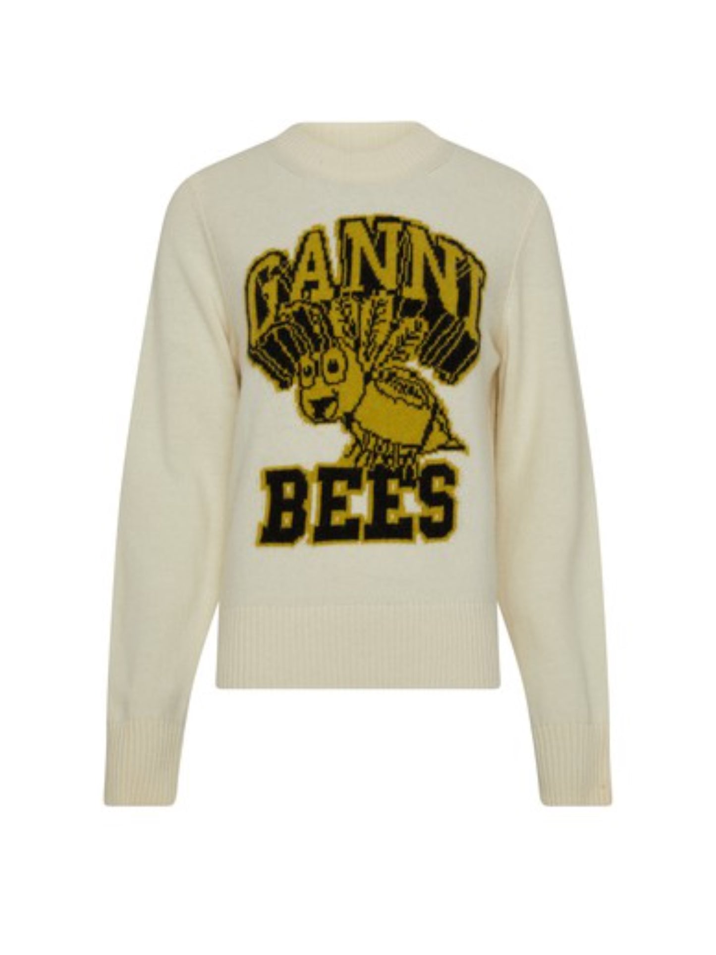 Graphic O-Neck Pullover Bees K1967