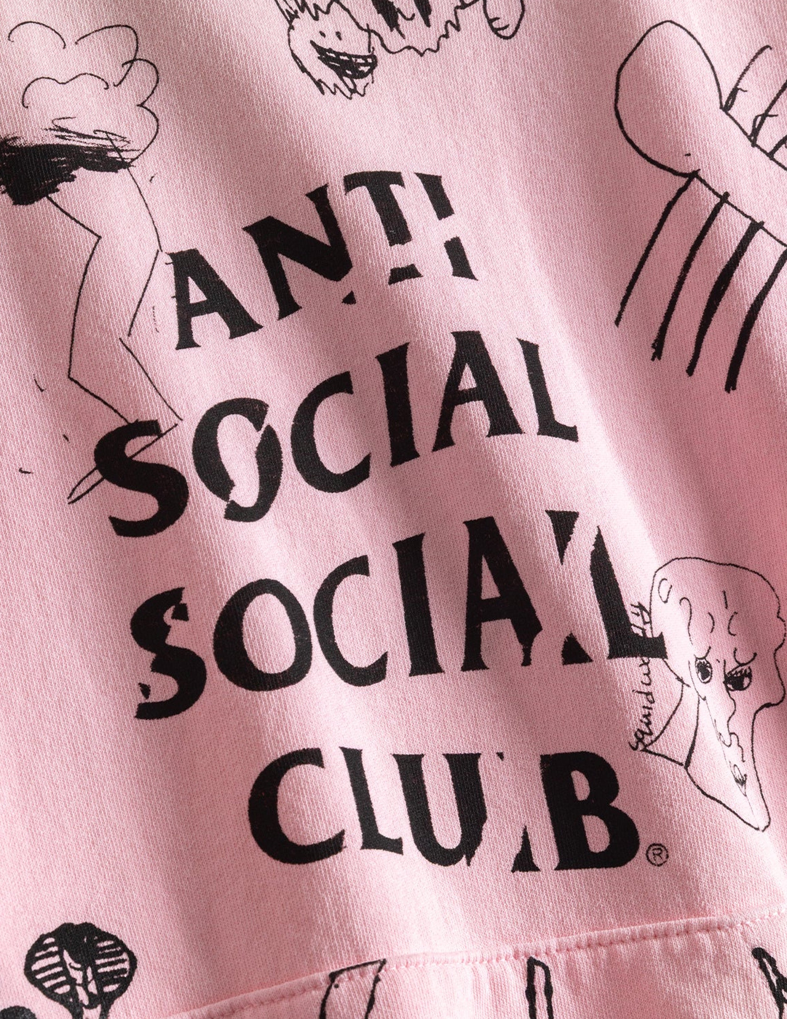Anti Social Social Club Illustrated Hoodie ASSCFW26HD-IH