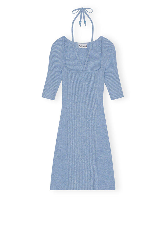 Melange Knit Mini Dress K1893
