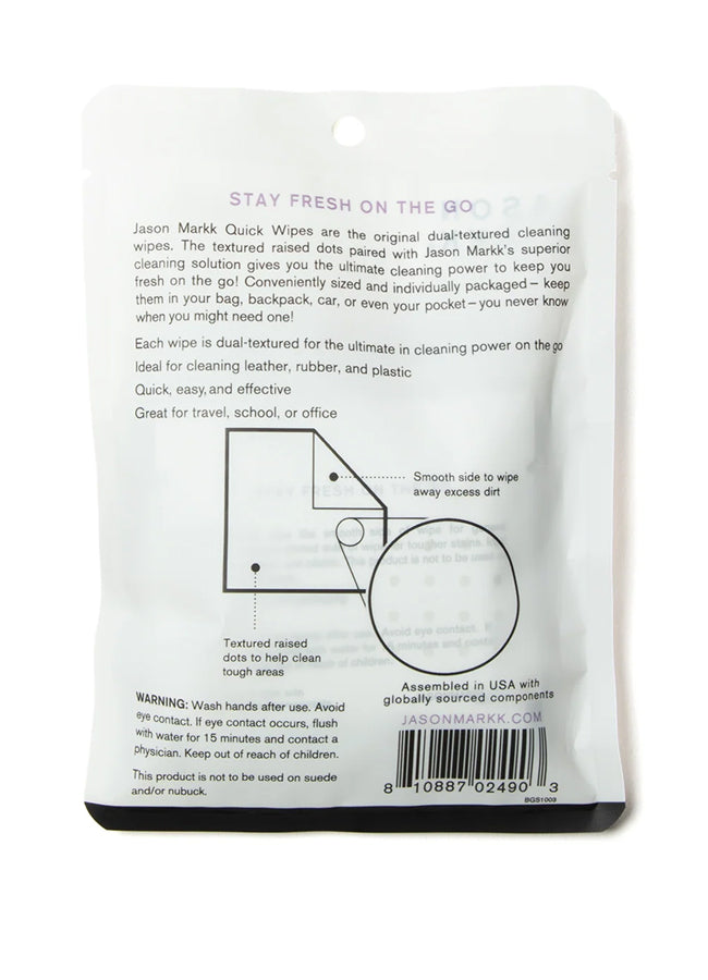 Jason Markk 3-Pack Quick Wipe Usa White – lifestyle goods (view 2)