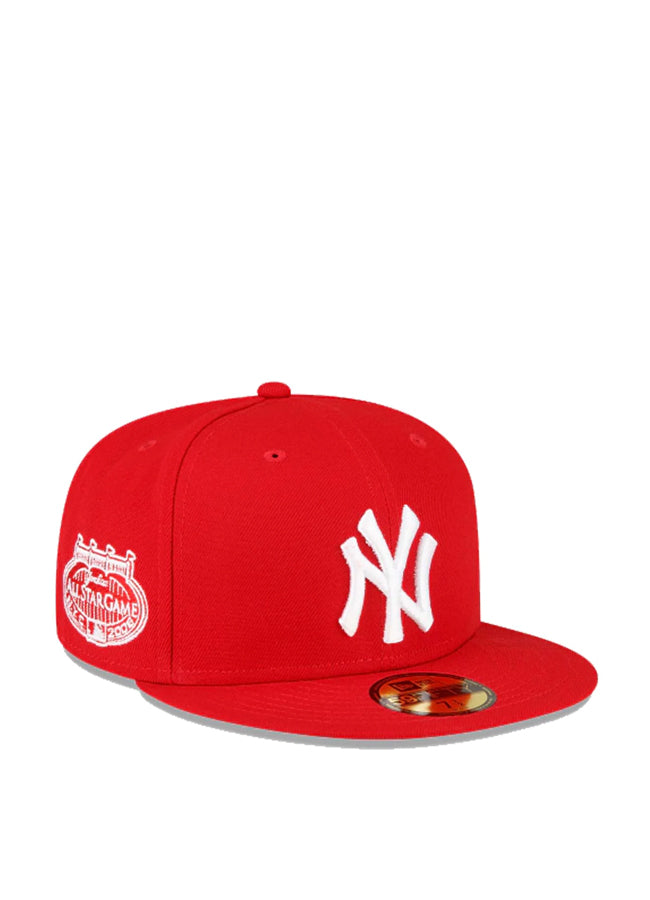 New York Yankees All-Star Game 2008 Fitted Hat 60291312 Scarlet