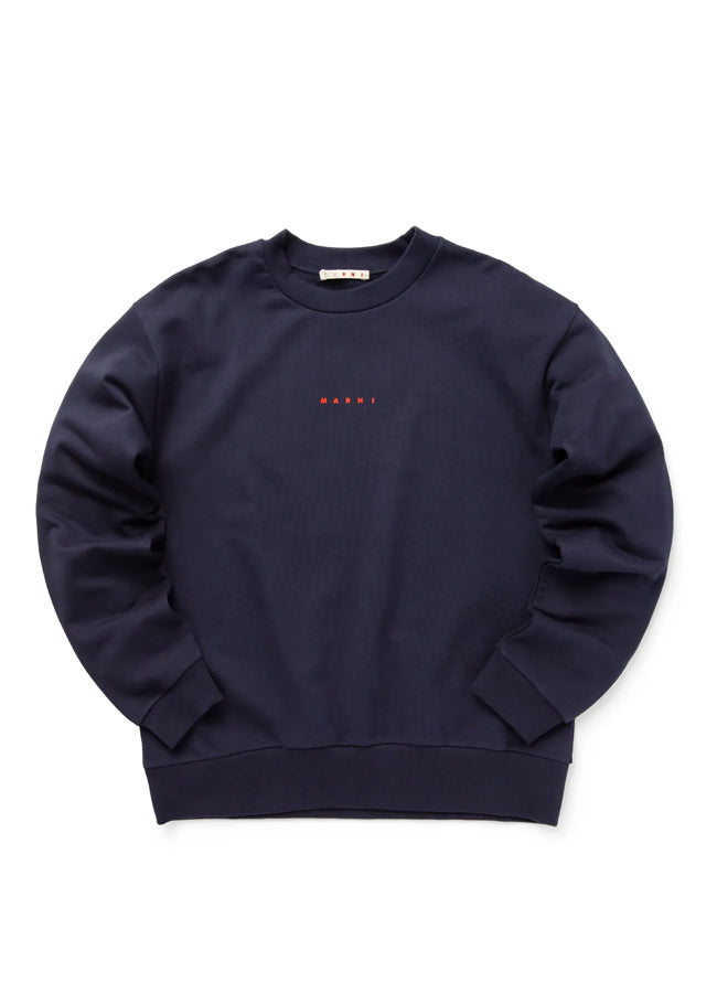 Marni Logo Organic Cotton Sweatshirt – men's designer sweatshirts