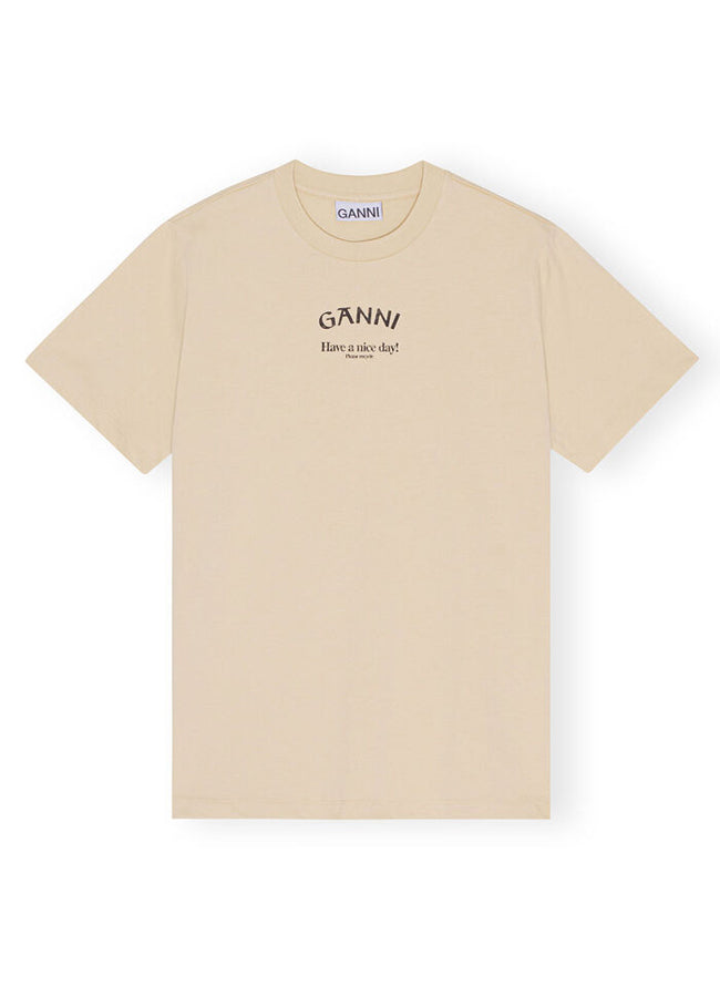 Basic Jersey Ganni Relaxed T-Shirt T3531