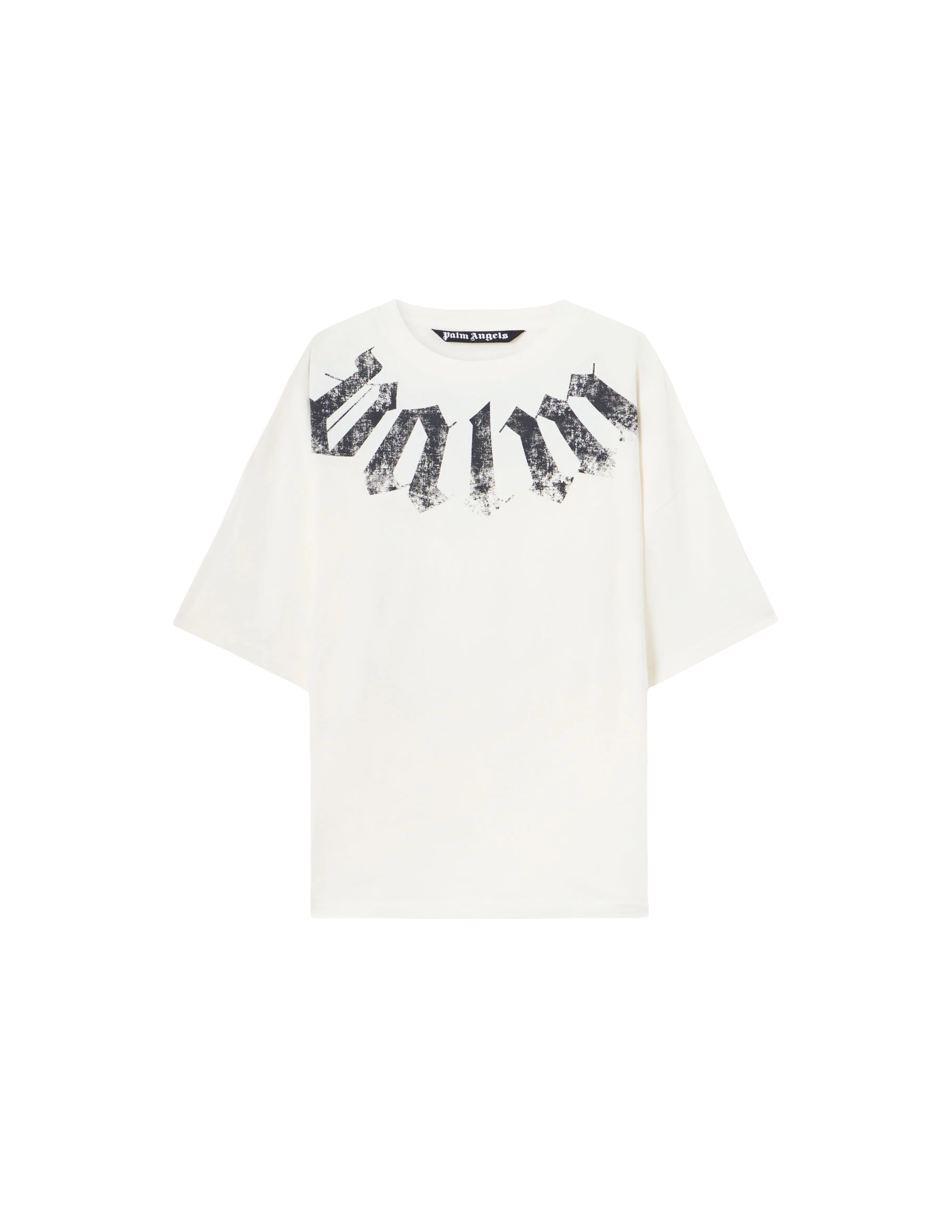 Palm Angels Big Neck Logo Loose Tee PMAA10DS26JER002