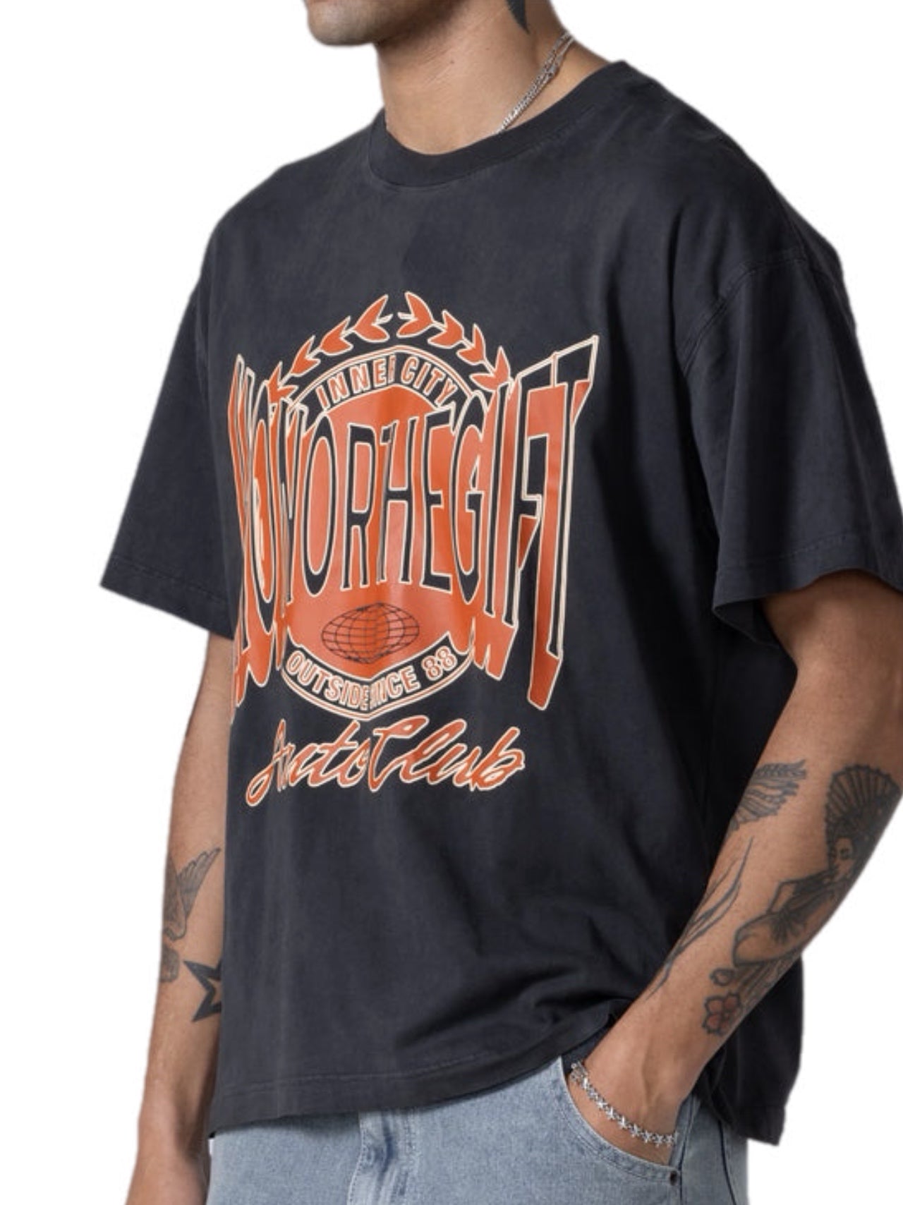 Honor the Gift A-Spring Honor Club Tee – men's designer apparel (view 3)