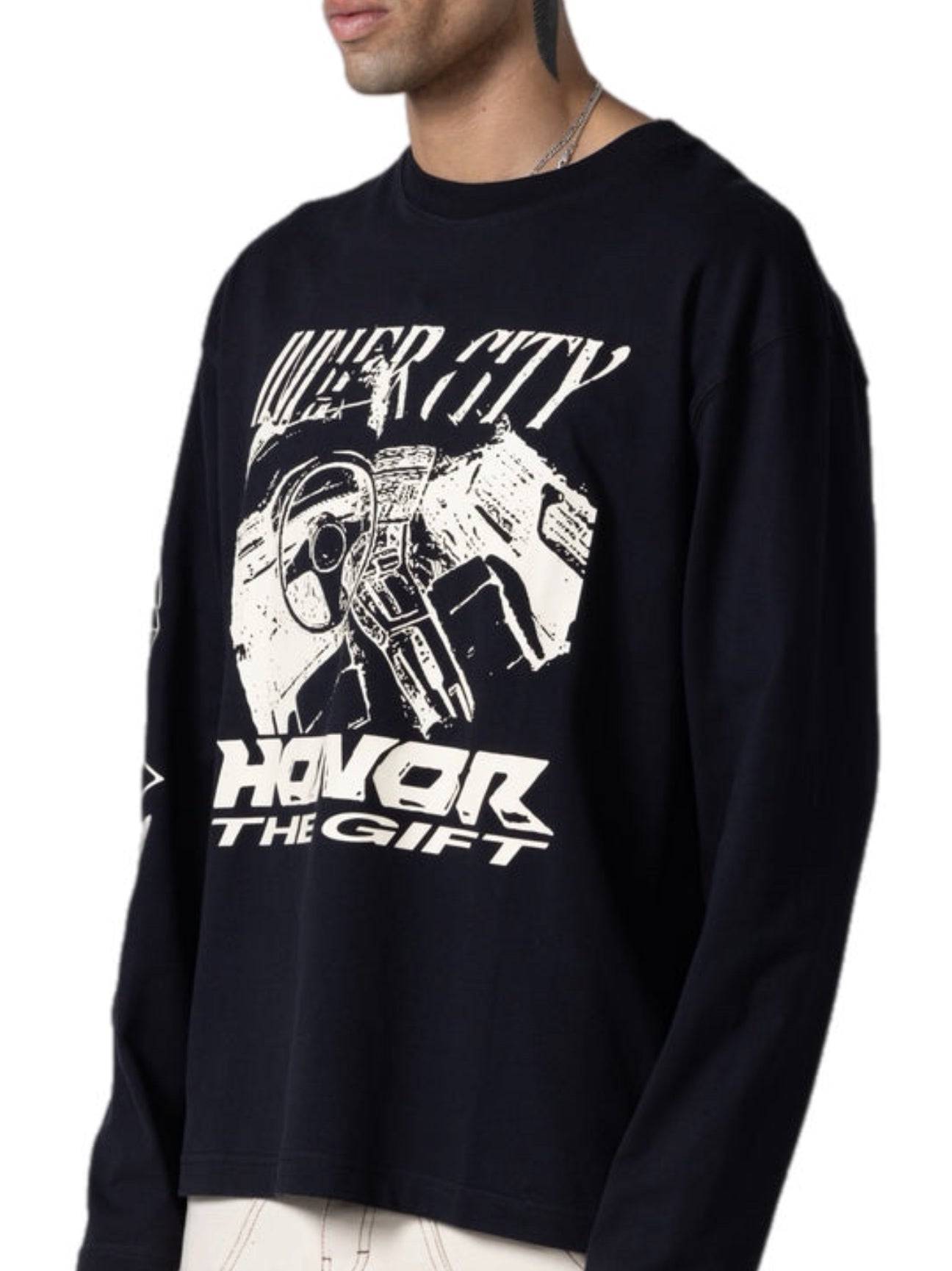 Honor the Gift A-Spring LS Driving Tee – men's designer apparel (view 6)