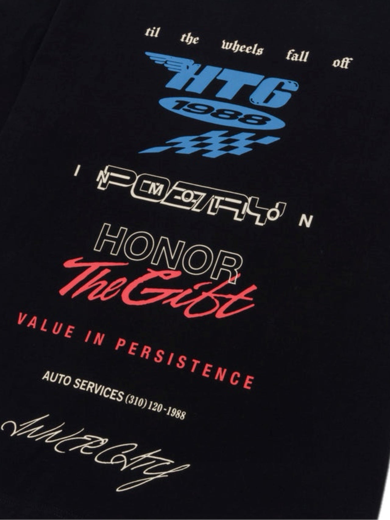 Honor the Gift A-Spring Persistence Race Tee – men's designer apparel (view 2)