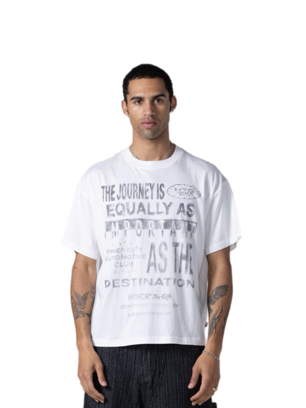 Honor the Gift A-Spring Travelled Journey Tee – men's designer apparel (view 8)