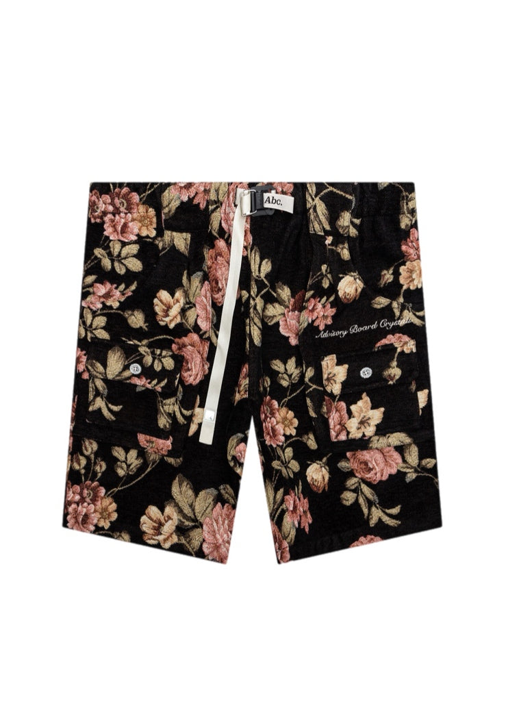 Advisory Board Crystals Floral Jacquard Waterproof Shorts – men's designer trousers