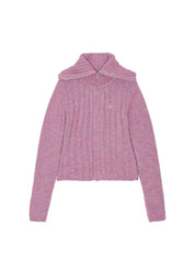Ganni Alpaca Cotton Mix High Neck Sweater – women's designer knitwear