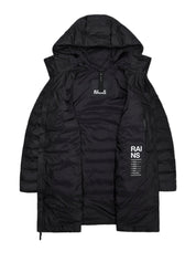 Rains Alta Long Puffer Cargo Jacket – men's designer outerwear (view 2)