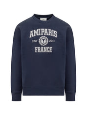 Ami Paris France Crewneck Sweatshirt – men's designer sweatshirts (view 3)