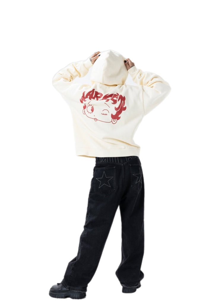 Market Betty Boop Mascot Hoodie – men's designer sweatshirts (view 5)
