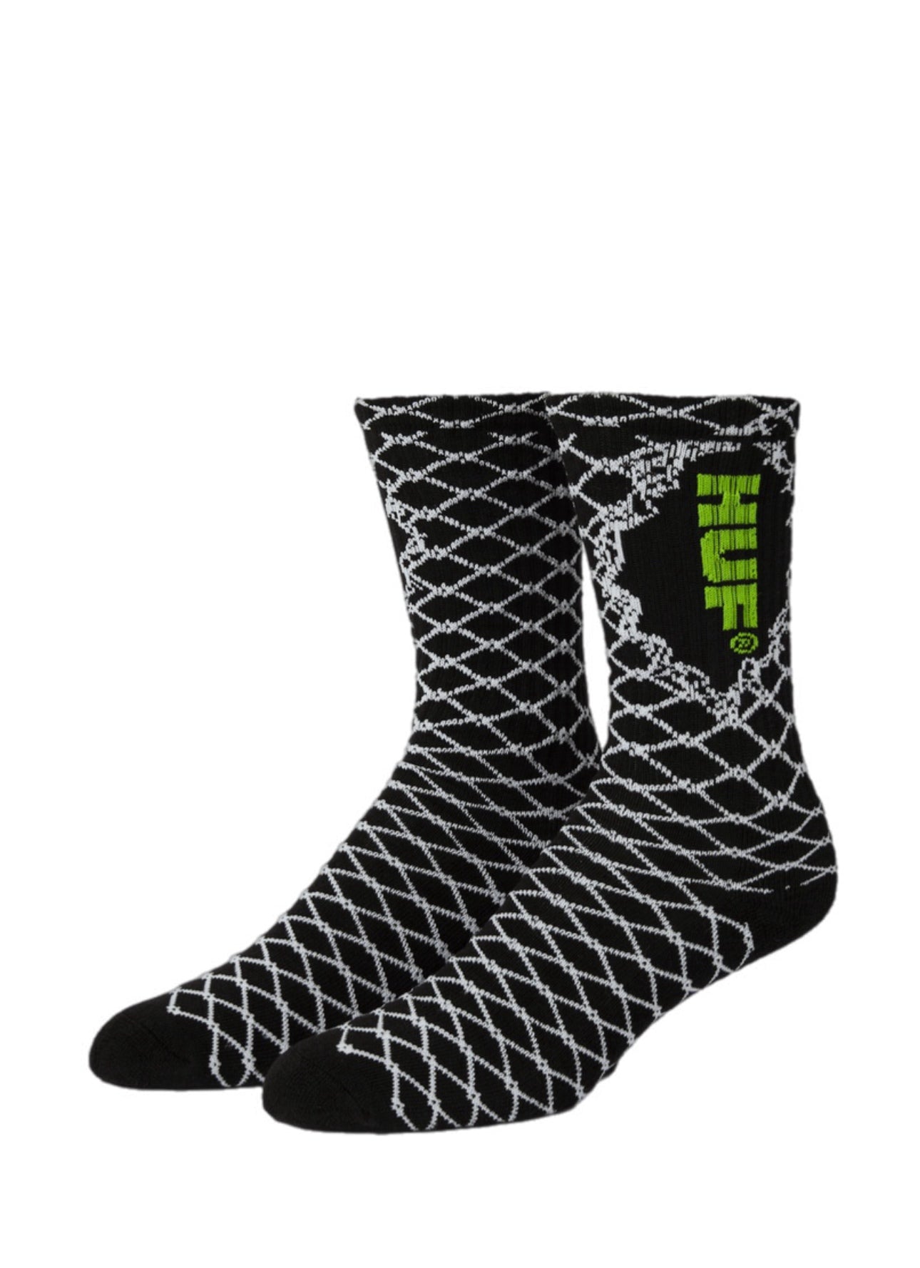 HUF Broken Fence Socks – men's designer clothing