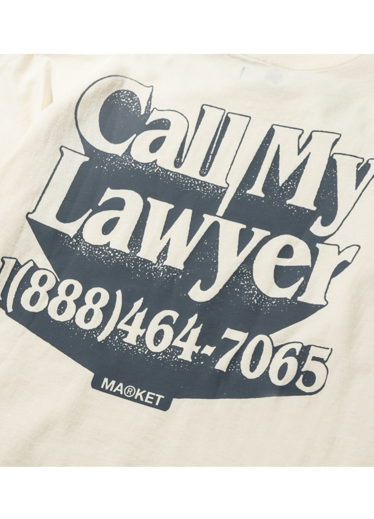 Market Call My Lawyer 3D T-Shirt – men's designer apparel (view 4)
