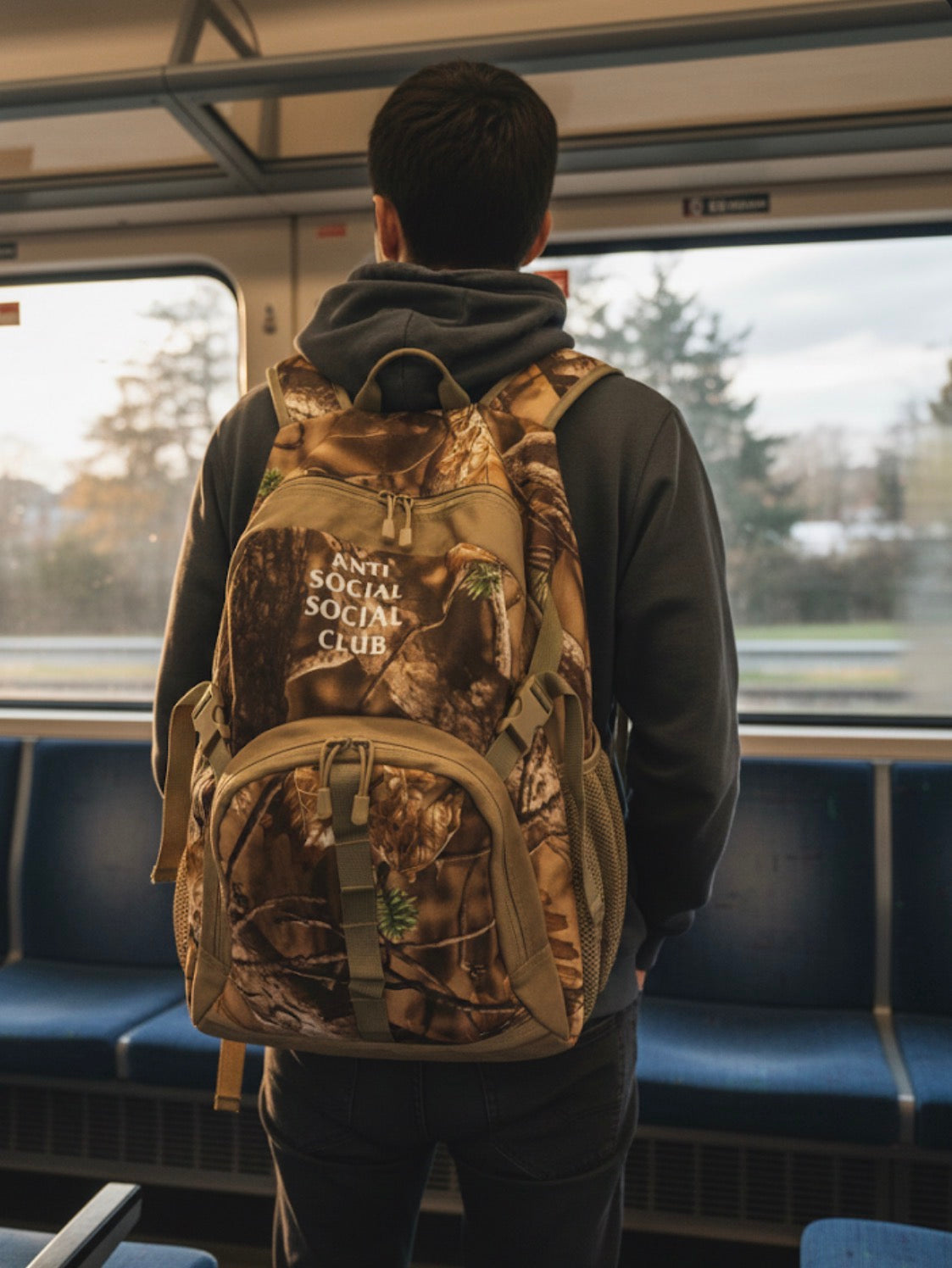 Anti Social Social Club Camo Mini Backpack – men's bags (view 7)