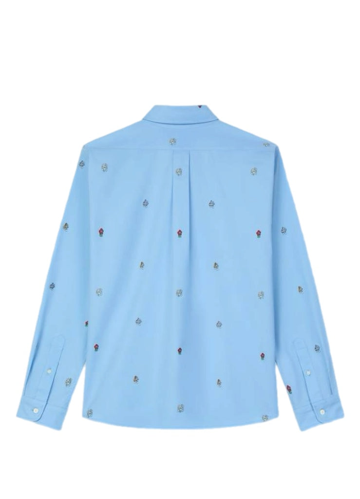 Kenzo Casual Embroidered Shirt – men's designer apparel (view 2)